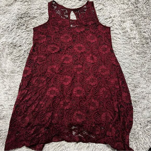 Signature by Robbie Bee Lace Sleeveless Dress Size 1x - Picture 1 of 8